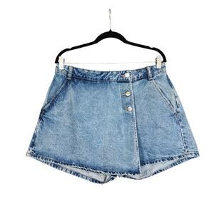 Zara Blue Denim Skort